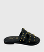 S.Piero – Sandalias de piel pala con tachas metálicas mujer 1