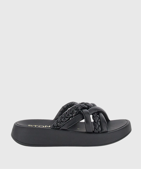 Stonefly – Sandalias de plataforma con tiras trenzadas de mujer 1