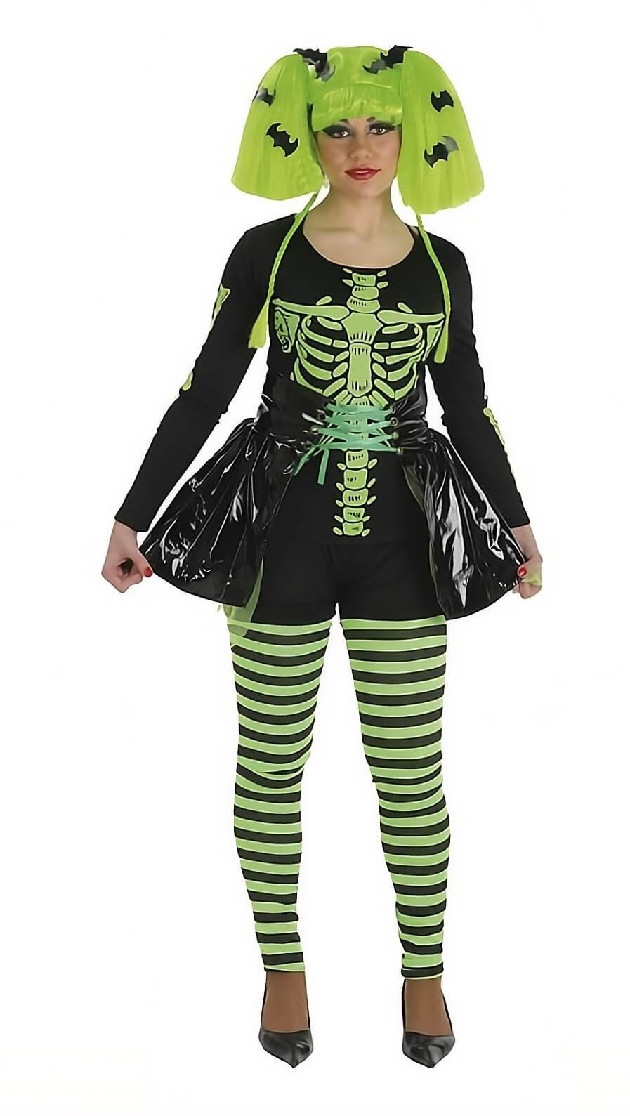 Disfraz Bruja Verde Adulto Mujer 1