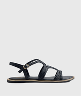 Gioseppo Nekubu – Sandalias planas trenzadas mujer 1