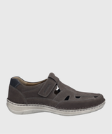 Josef Seibel New Anvers 81 – Sandalias cerradas de piel con velcro hom 3
