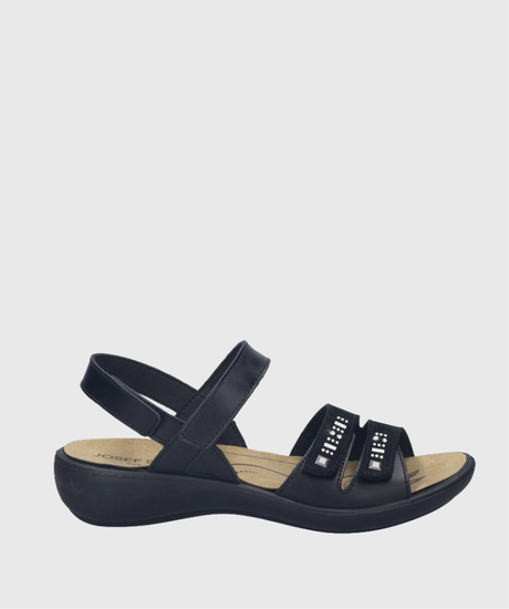 Josef Seibel Ibiza 86 – Sandalias cuña confort con velcro mujer 1