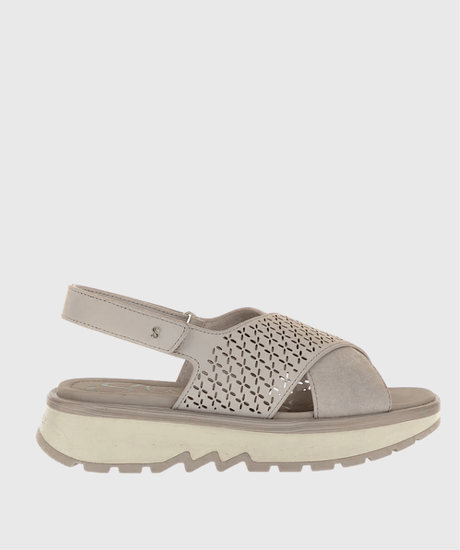 Stonefly – Sandalias de plataforma con detalles calados de mujer 1