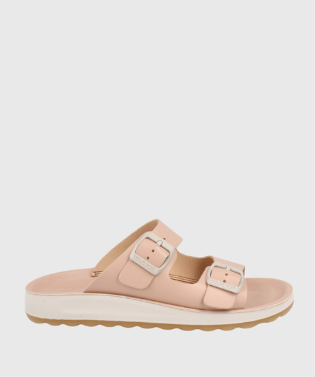 Fly Flot – Sandalias de doble hebilla con cuña ligera para mujer 1