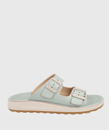 Fly Flot – Sandalias de doble hebilla con cuña ligera para mujer 2