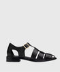 Clarks Hana Sun – Zapatos calados de piel negra con tacón bajo para mu 1