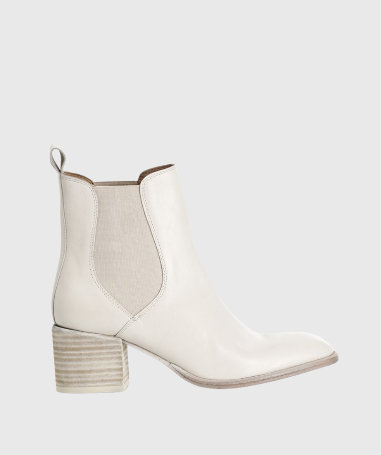 CafeNoir Chelsea – Botines de piel con tacón para mujer 1