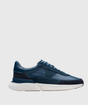 Clarks Craft Pace – Zapatillas de piel marino con suela blanca pa 1