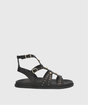 Alpe – Sandalias romana de piel con tachas y hebillas mujer 1