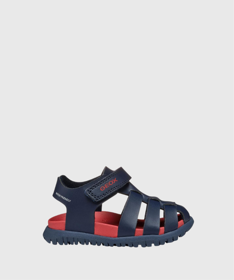 Geox Fusbetto A – Sandalias cangrejeras de agua con velcro niños 1