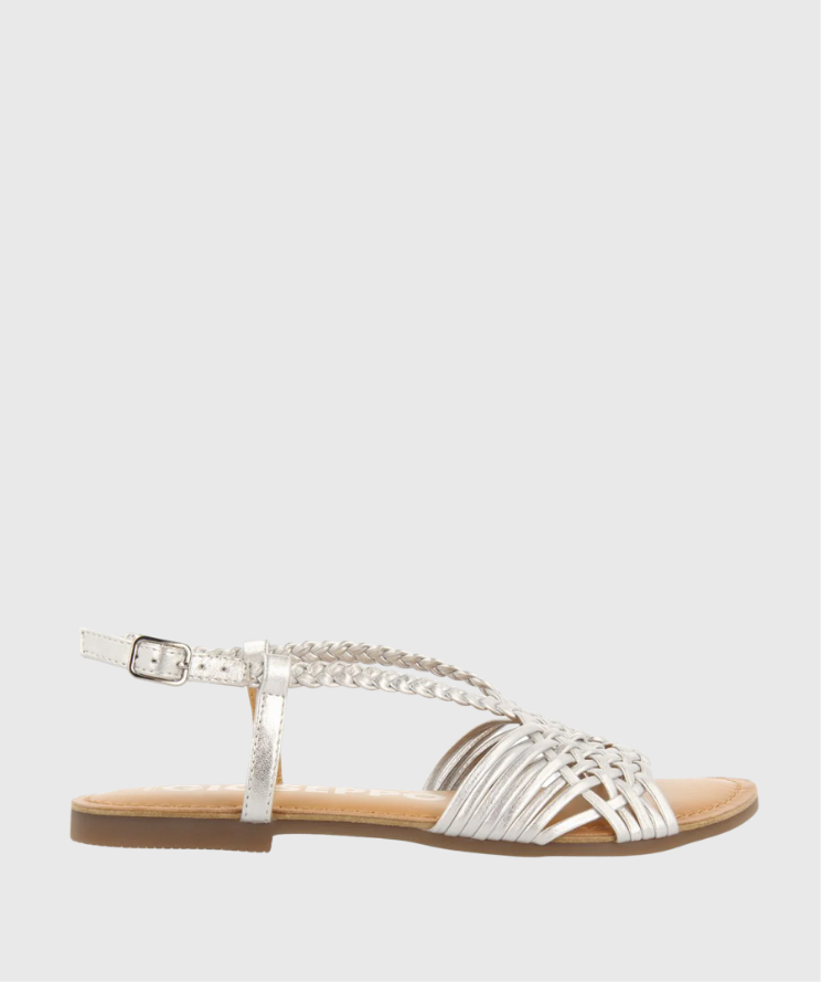 Gioseppo Aidone – Sandalias planas de piel para mujer 1