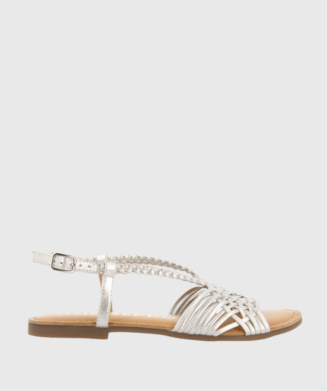 Gioseppo Aidone – Sandalias planas de piel para mujer 1