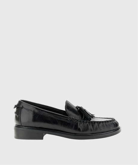 Café Noir – Mocasines de piel con borlas 1
