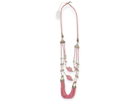 Collar Cuarzo Rosa piedra natural 1