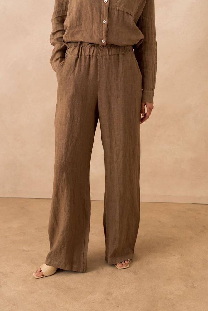 Pantalón Lena, marrón 1