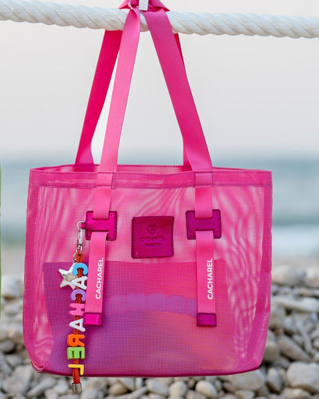 Bolso Tote magenta Cacharel
