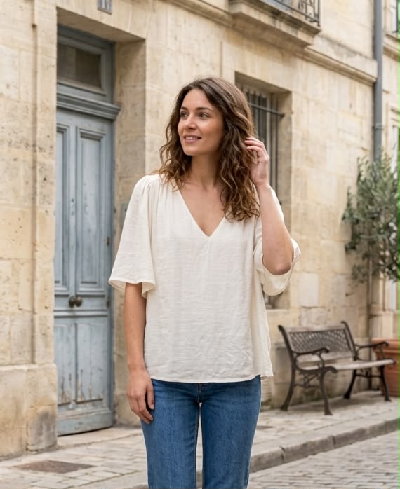 Blusa Bordeaux 1