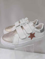 ZAPATILLA BLANCA VELCRO GIOSEPPO 1
