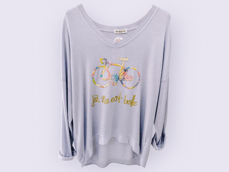 Jersey bicicleta lila 1