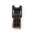 Vestido tul leopardo beige 1