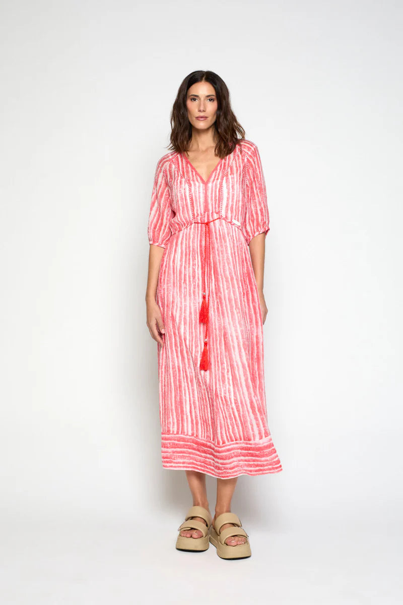 VESTIDO AURA ROJO POUPEE CHIC