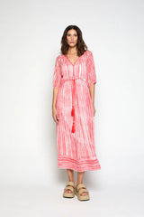VESTIDO AURA ROJO POUPEE CHIC