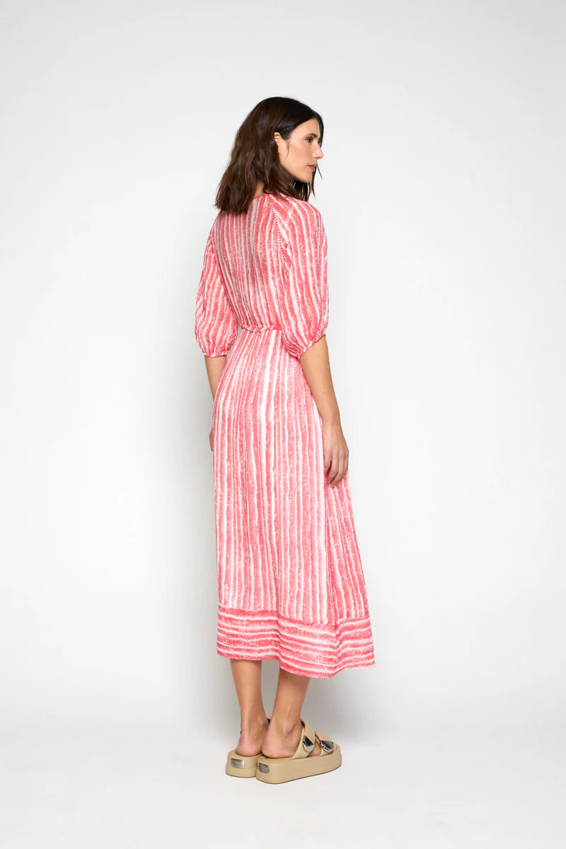 VESTIDO AURA ROJO POUPEE CHIC