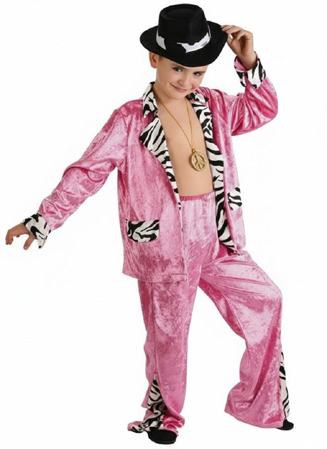 Disfraz Cantante Pink Infantil Niño 1