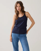 SUMMUM TOP BASICO TIRANTES NAVY NOIR