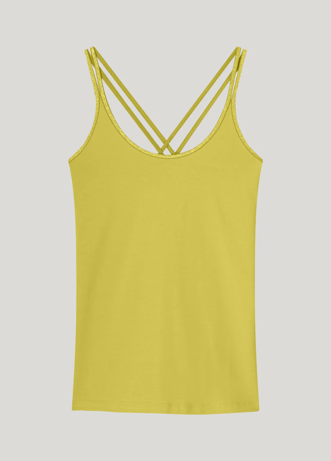 SUMMUM CAMISETA TIRANTES CRUZADOS MIMOSA YELLOW