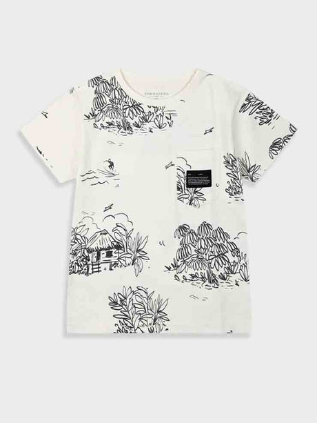 CAMISETA PALMERAS NEGRAS 1