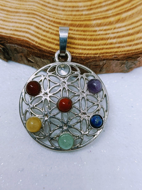 colgante esfera 7 chakras 1