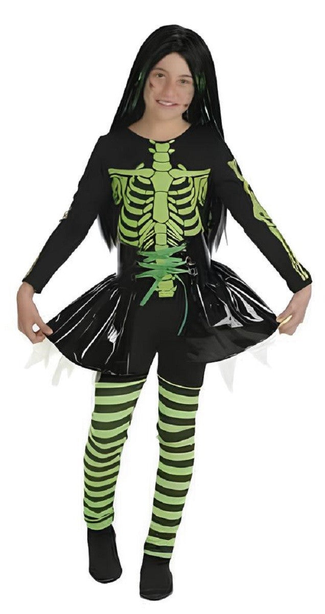 Disfraz Bruja Verde Infantil Niña 1