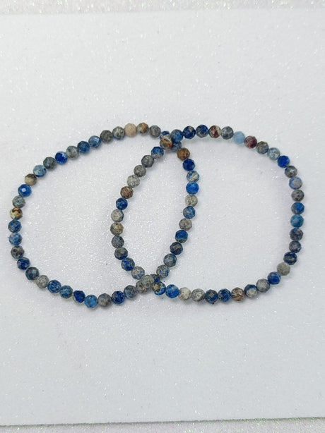 Pulsera bola facetada Lapizlazuli 1
