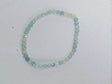 Pulsera bolas facetadas aguamarina 1