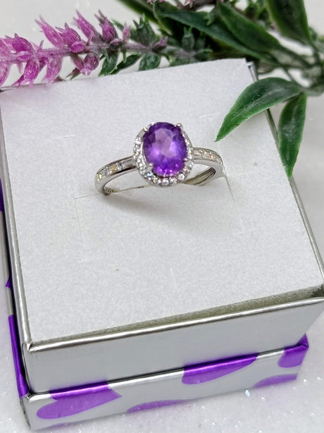 Anillo plata amatista 1