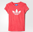Camiseta Terry Adidas Original Logo Niña Rosa 1