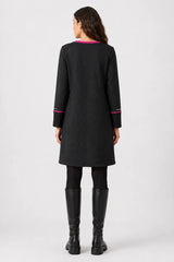 VESTIDO PUNTO NEGRO POUPEE CHIC