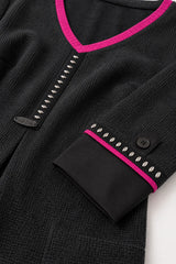 VESTIDO PUNTO NEGRO POUPEE CHIC