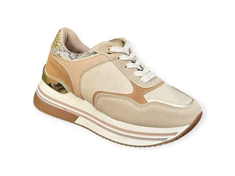 Zapatilla casual beigue 1