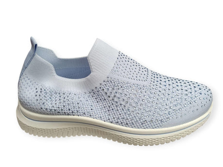 Zapatilla sport con brillos 1