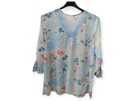 Blusa jardín floral 1