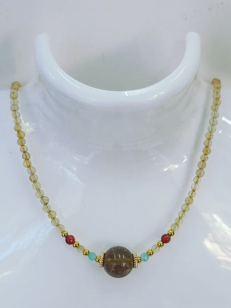 Collar rutilo natural 1