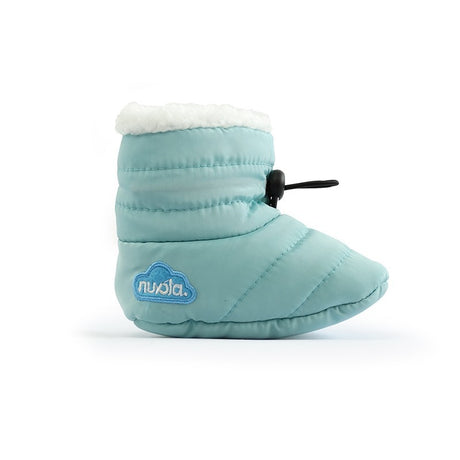 Botín Bebé Nuvola Plumas Azul Celeste 1