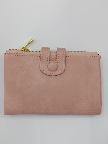 Cartera con botón y cremalleras 2