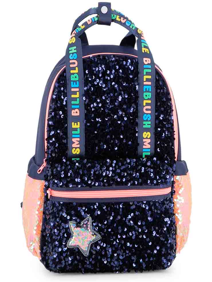 MOCHILA AZUL MARINA LENTEJUELAS NIÑA BILLIEBLUSH 1