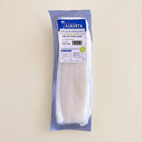 Lomo de Bacalao Desalado Gourmet Alkorta 500 g 1
