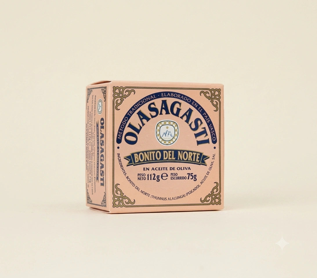 Tronco de Bonito del Norte en Aceite de Oliva Olasagasti 112 g 1