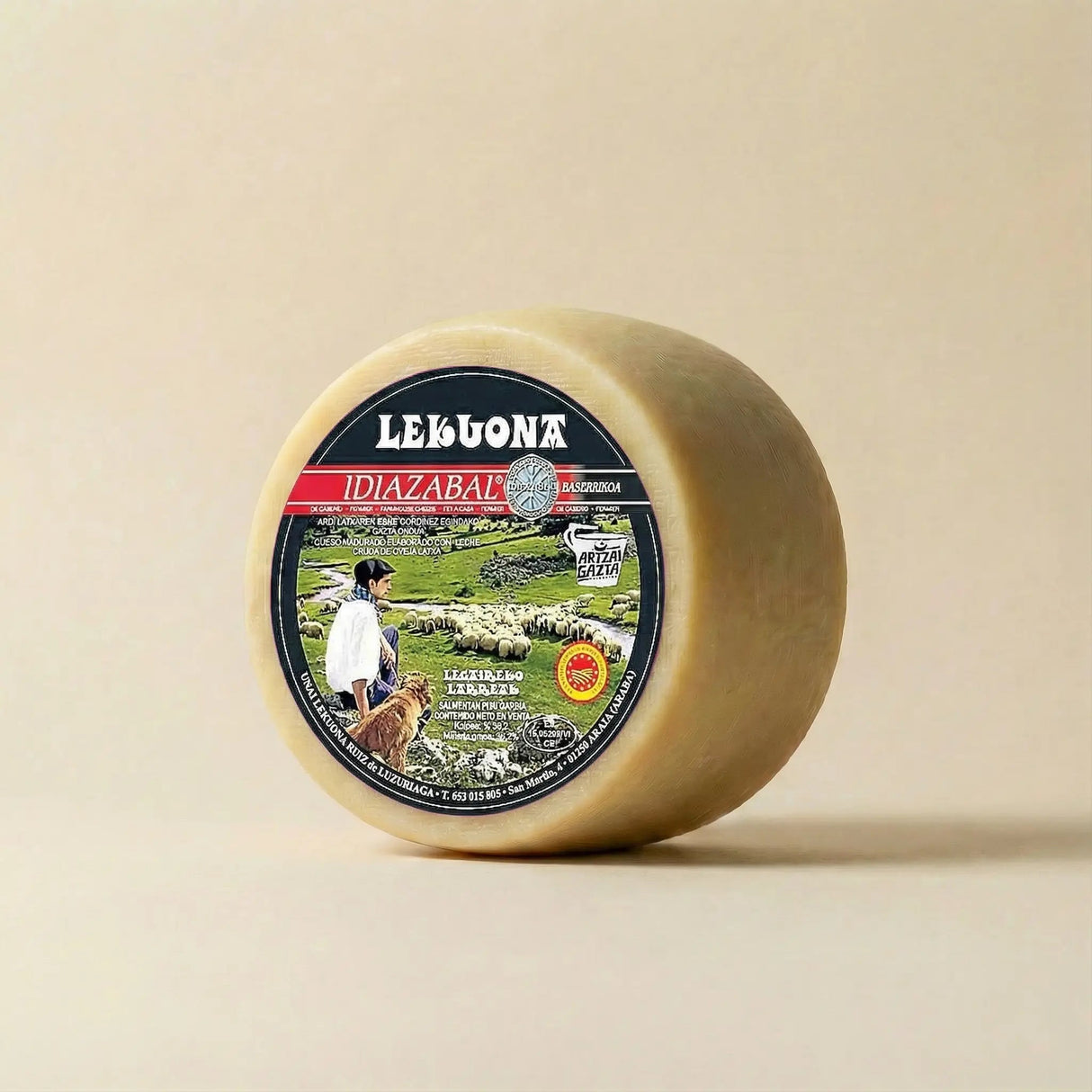 Queso Idiazabal DOP Lekuona Artesanal 1