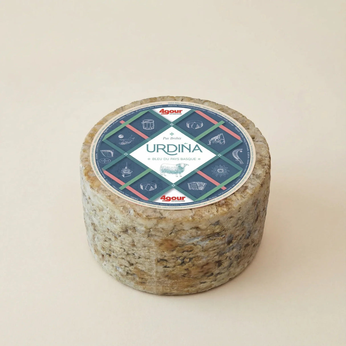 Queso azul de oveja Urdina Agour artesanal 2,6 kg 1